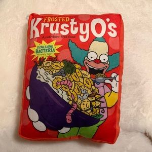 Simpson Krusty Cereal Box Pillow Plushies